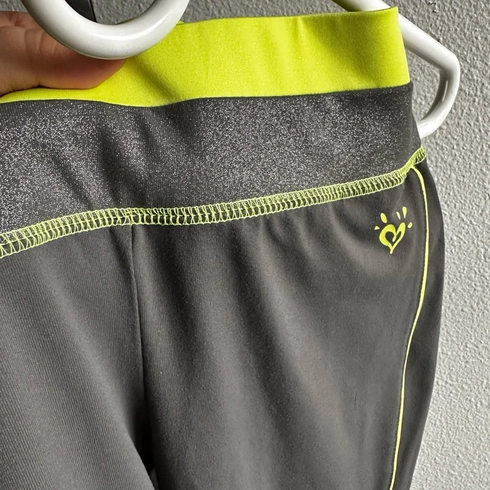 Justice Gray and Yellow leggings